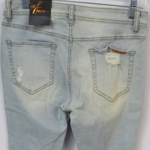 REDFOX JEANS SIZE 11 NWT SKINNY DESTROYED - Picture 3 of 5